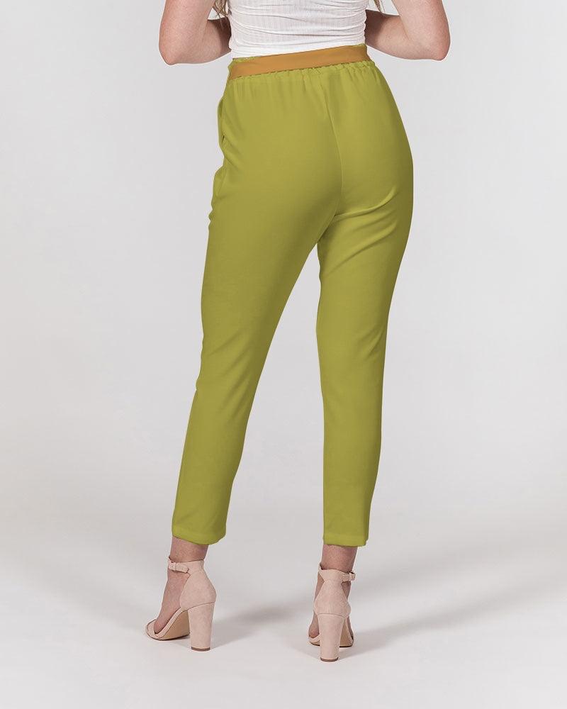 Mimosa Green Tapered Pants - Blissfully Brand