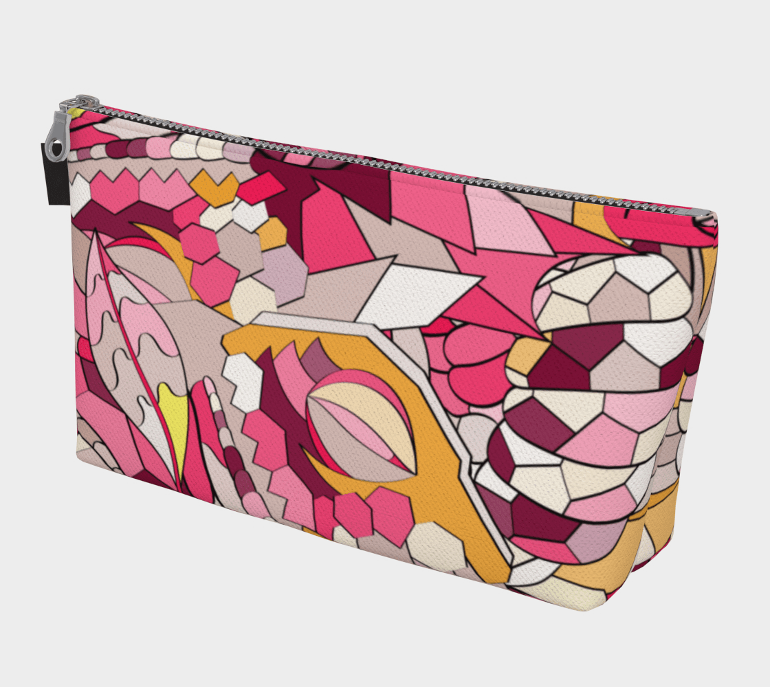 Perl Canvas Makeup Bag - Blissfully Brand