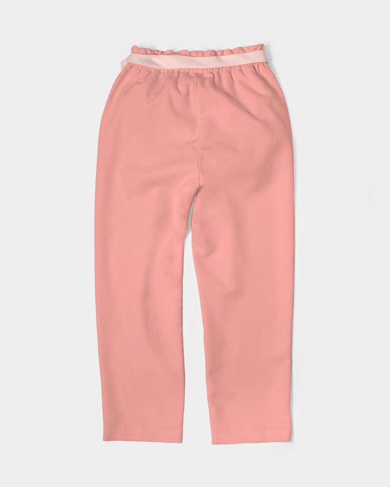 Citra Pink Belted Tapered Pants - Blissfully Brand