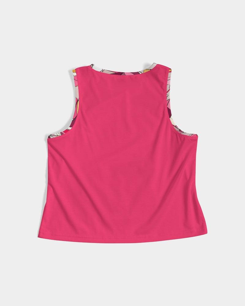 Perl Red Cropped Tank Top - Blissfully Brand