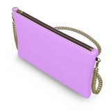 Imi Mauve Violet Crossbody Leather Chain Bag - Blissfully Brand