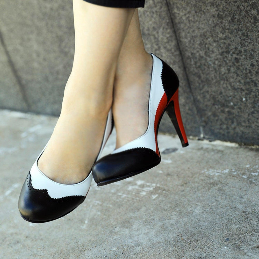 Juvia Oxford High Heel Pump - Blissfully Brand