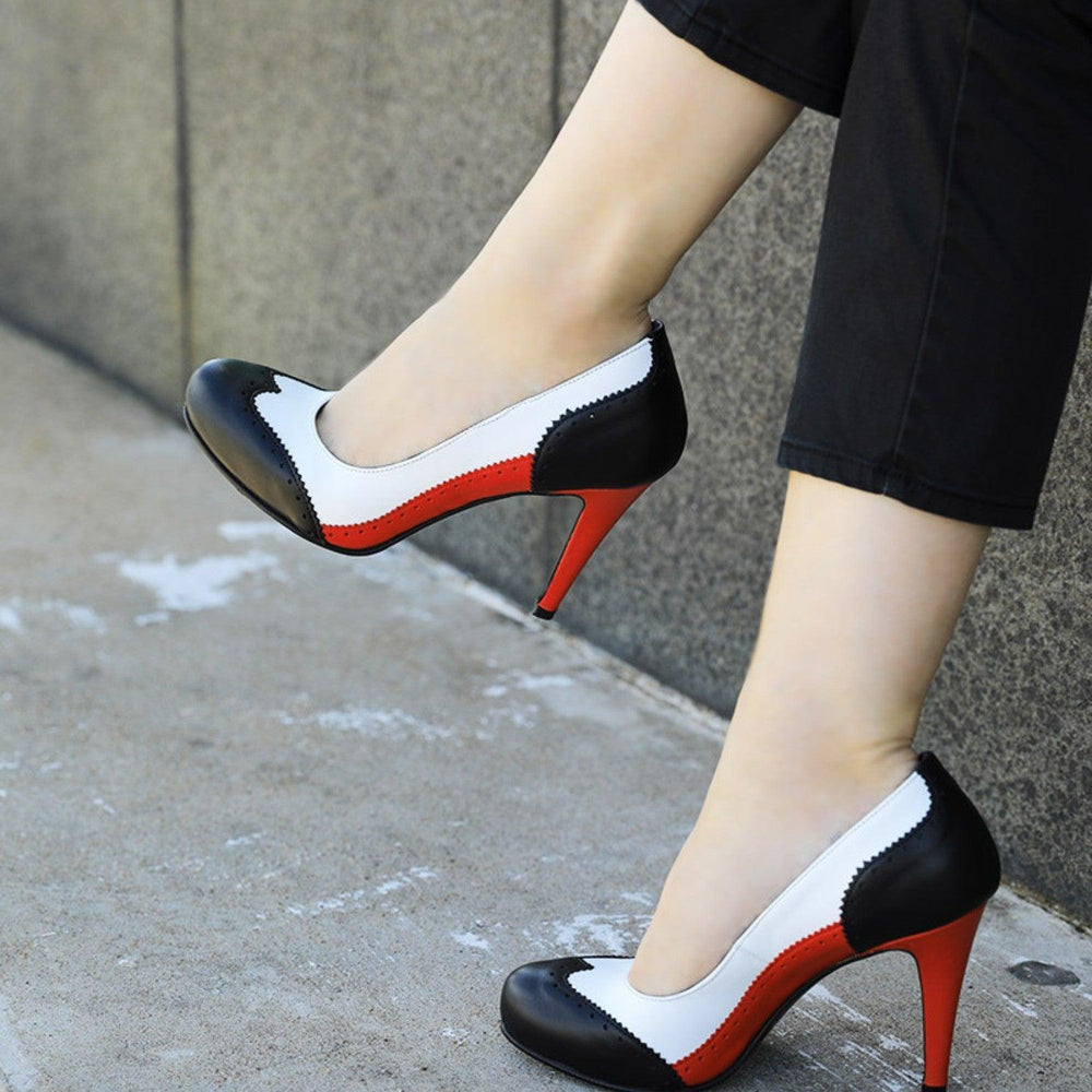 Juvia Oxford High Heel Pump - Blissfully Brand