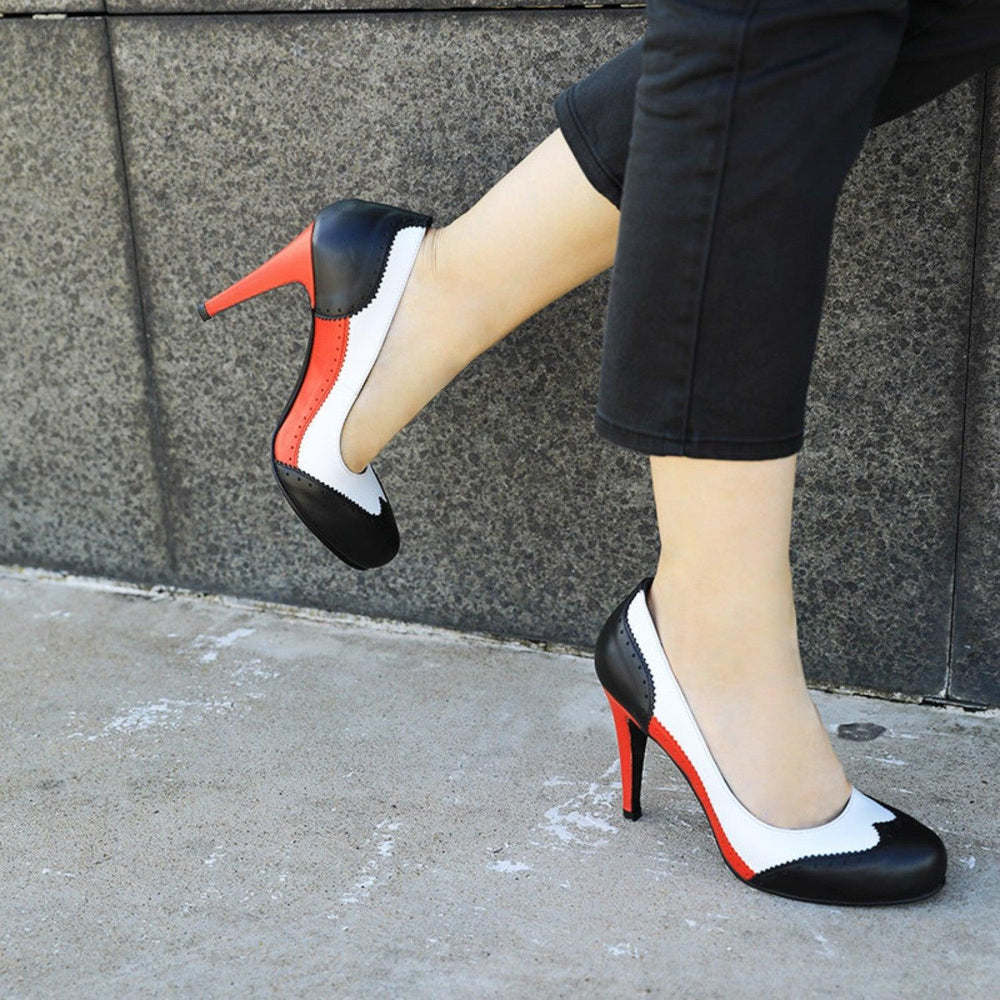 Juvia Oxford High Heel Pump - Blissfully Brand